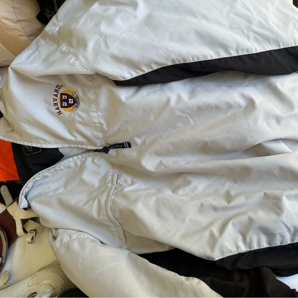 harvard rain coat